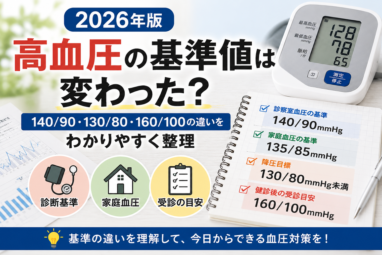高血圧基準の違いと対策