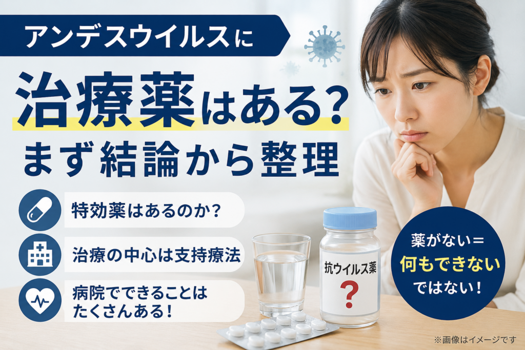 抗ウイルス薬の治療法とは