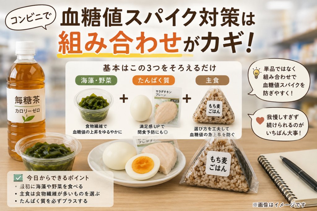 血糖値スパイク対策の食事法