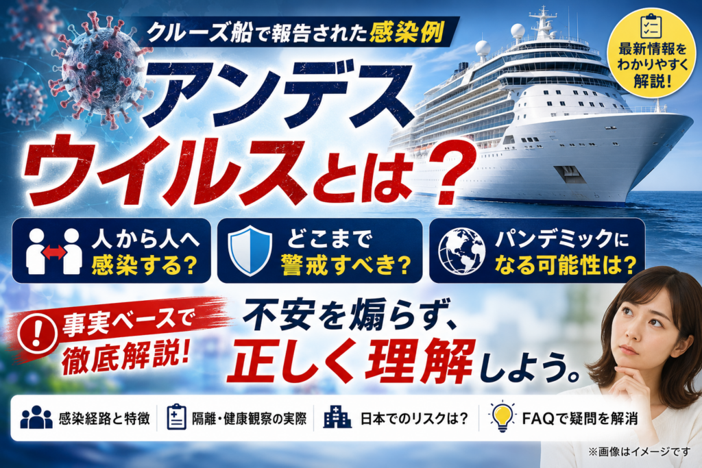 クルーズ船とウイルスの解説
