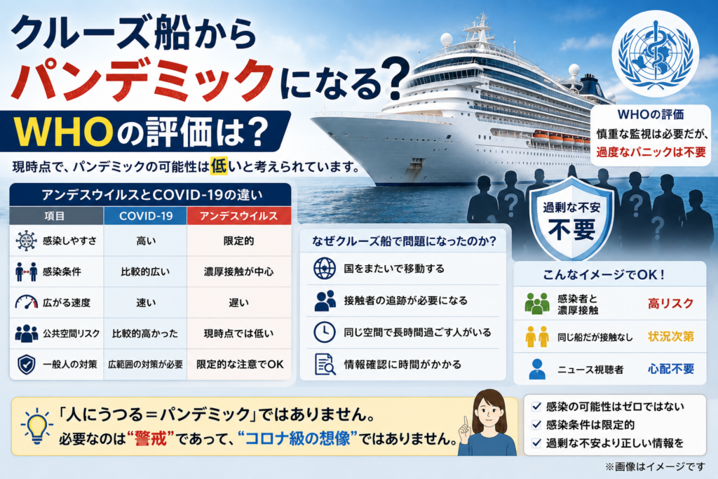 クルーズ船とパンデミックの実情