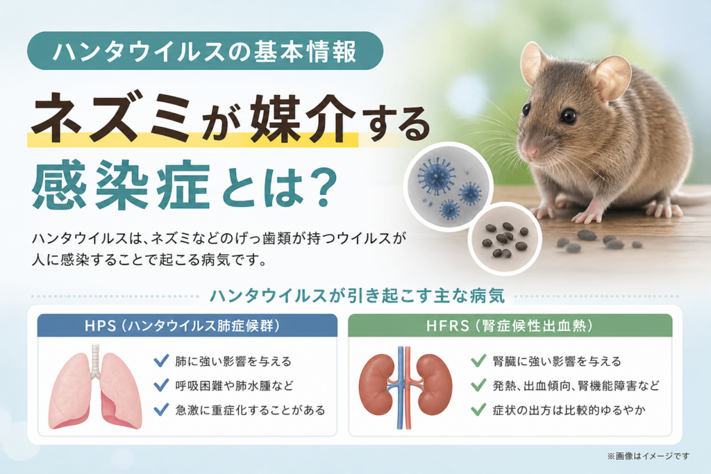 ハンタウイルスについて アイキャッチ