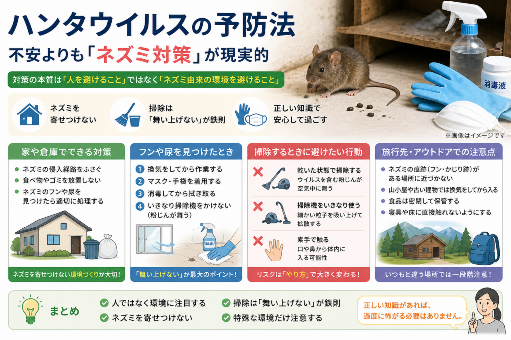 ハンタウイルス予防ガイド