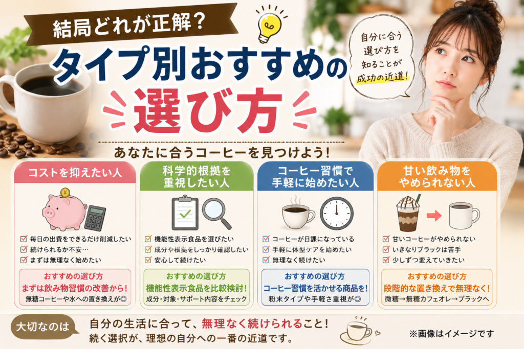 自分にぴったりなコーヒー選び