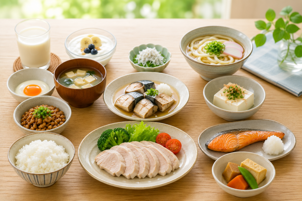 1日でどう食べる？高齢者向けタンパク質の献立例