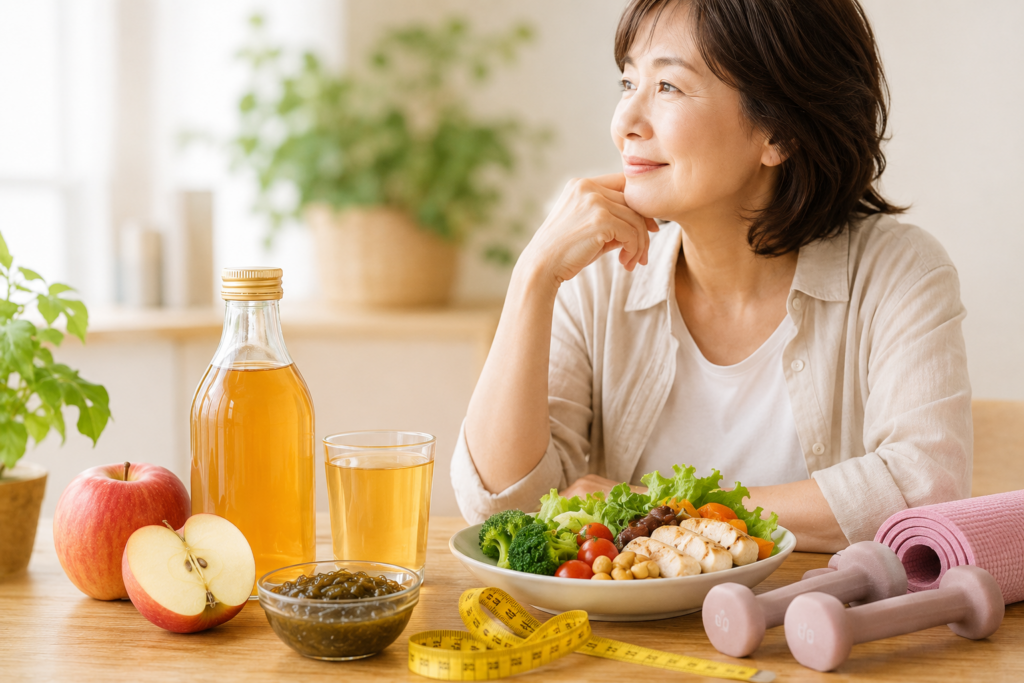 50代からりんご酢ダイエットを始めるときの注意点