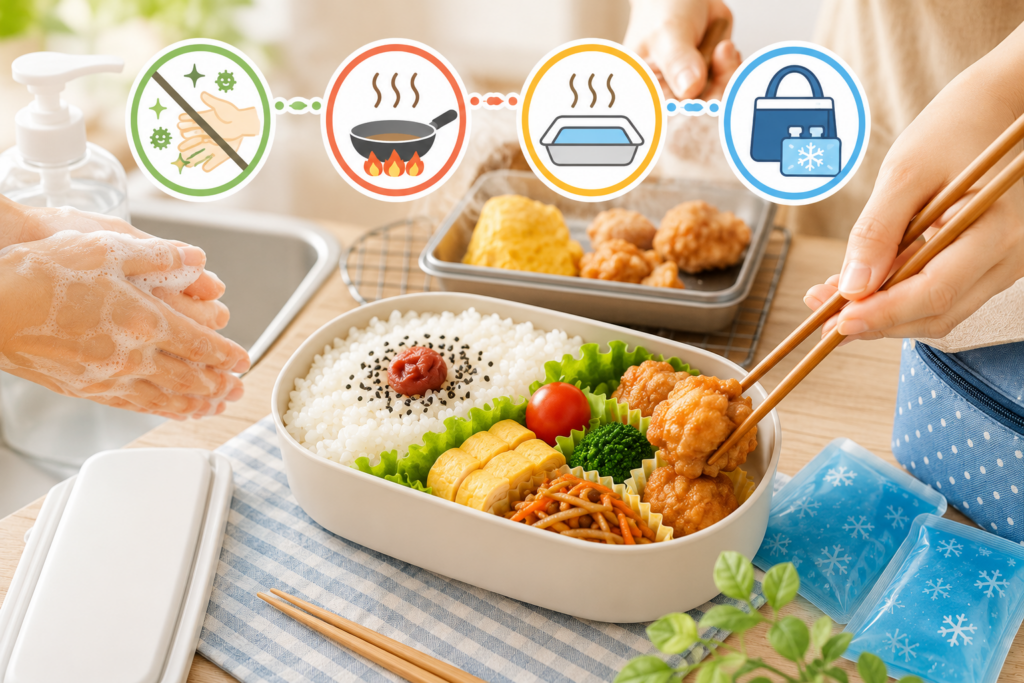 お弁当準備と衛生管理