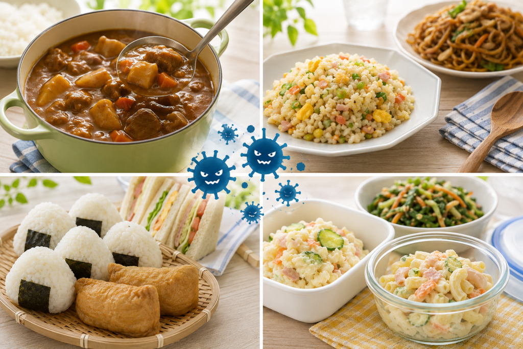 まず結論：夏に食中毒リスクが上がりやすい料理はこの4タイプ