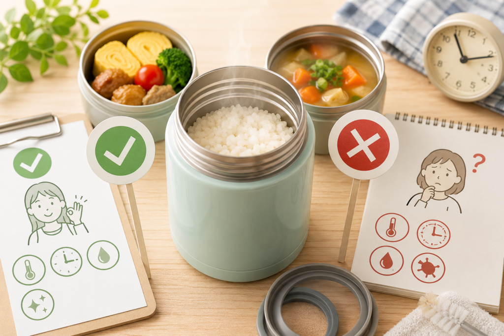 保温弁当箱なら食中毒の心配はない？結論は「使い方次第」