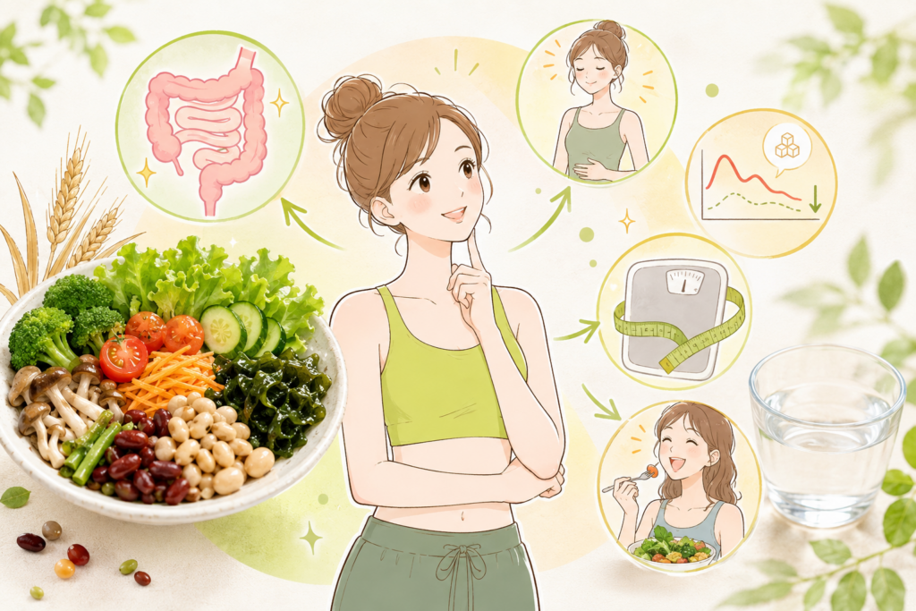 健康的なライフスタイルと食事