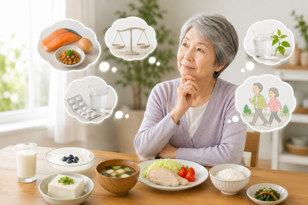健康的な食事とライフスタイル