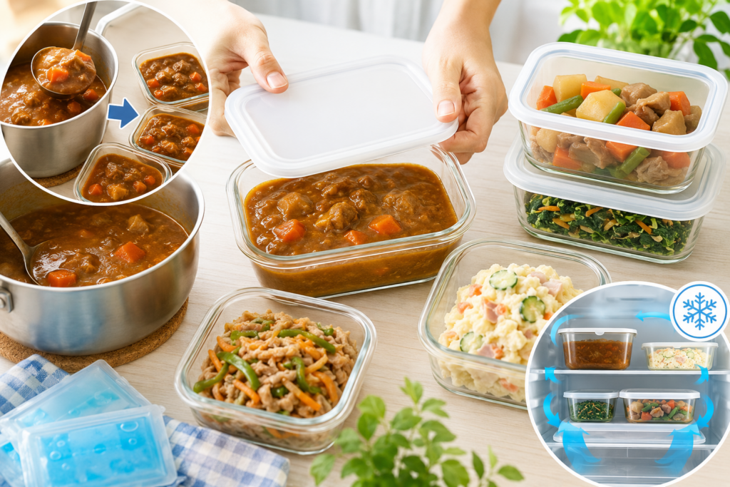 夏の作り置きで食中毒を防ぐ保存方法