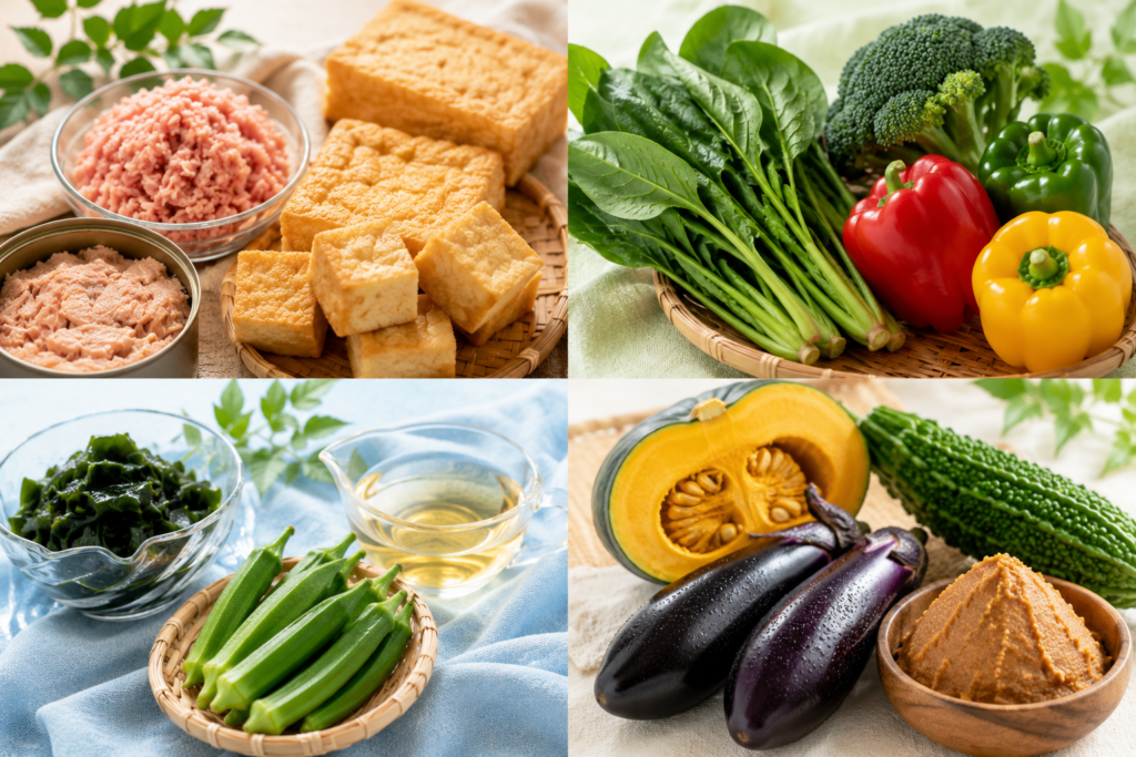 夏バテ対策におすすめの食材は4タイプで選ぶ