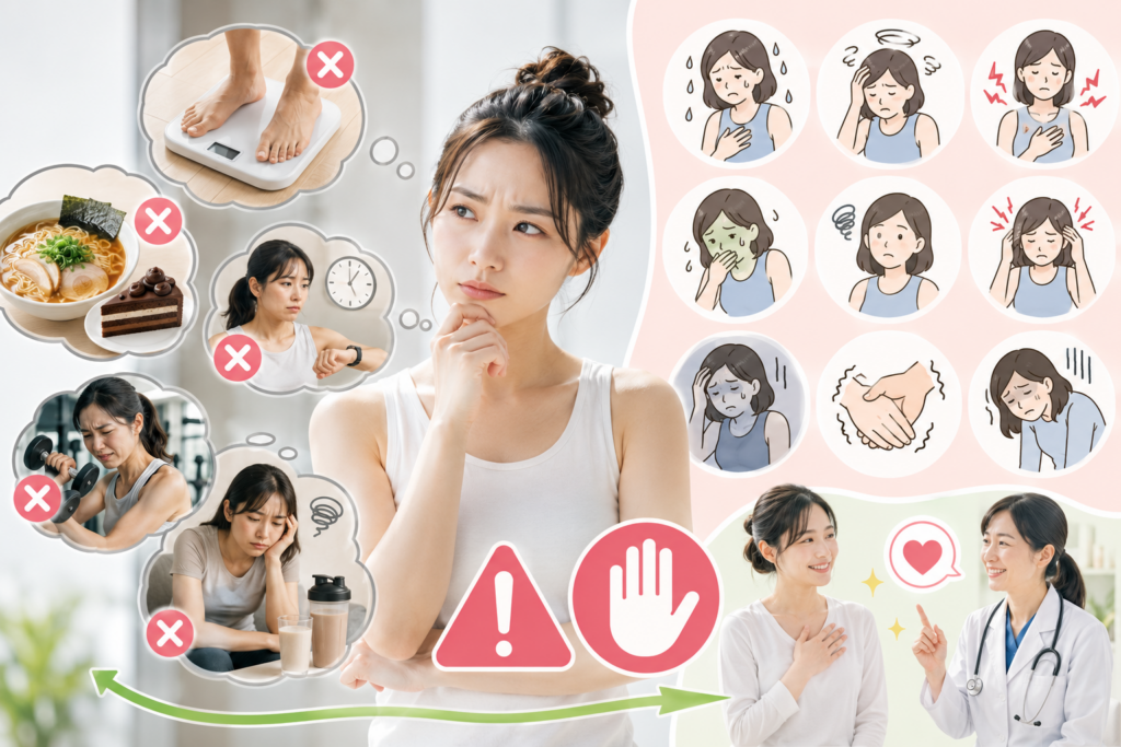 実践中に失敗しやすいポイントと中止ライン