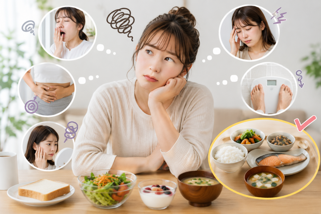 栄養不足かも？と感じたときに見直したい体調と食事のサイン