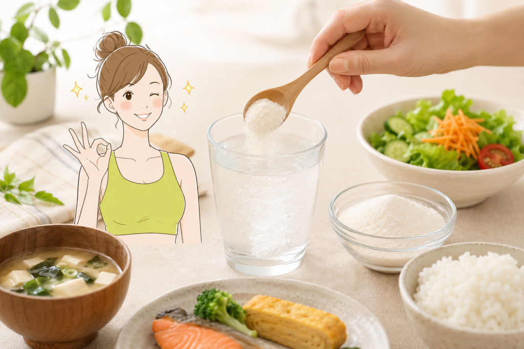 難消化性デキストリンが向いている人：食事と一緒に続けたい人