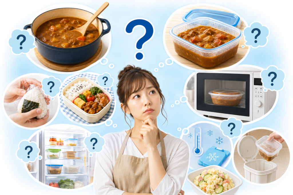 食べ物の保存と安全性の疑問