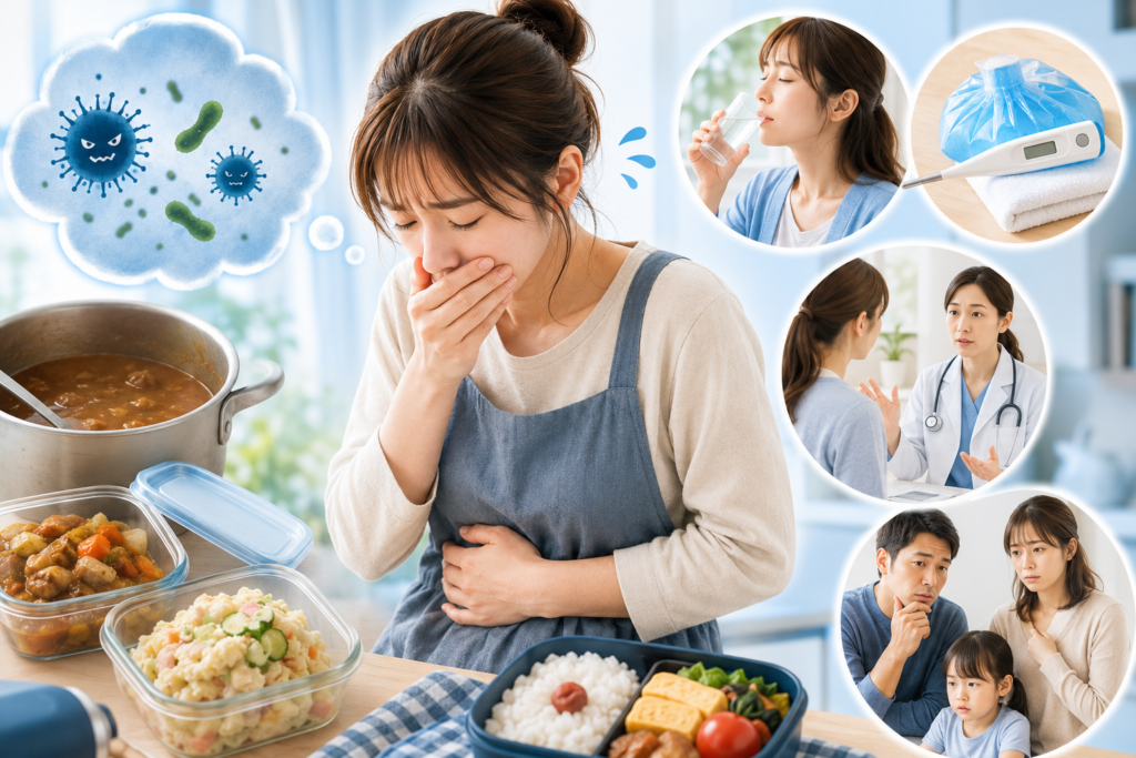 食中毒かもと思ったときの対応