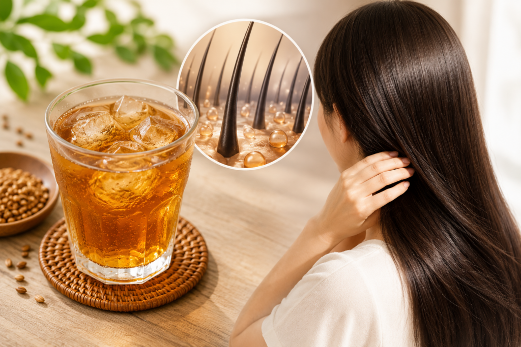 麦茶は髪にいい？発毛効果は期待しすぎない