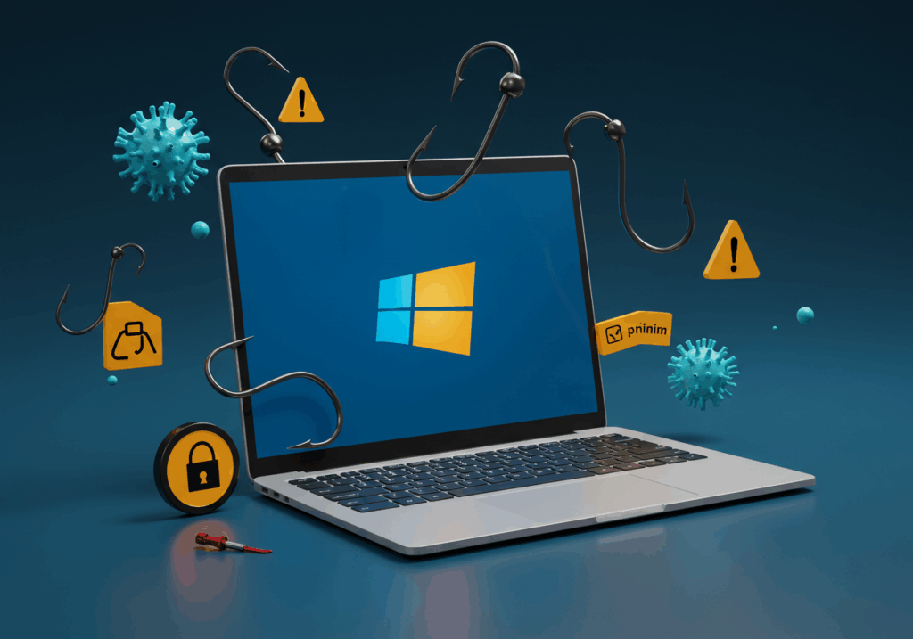 Windows10 security risks after end of support illustration