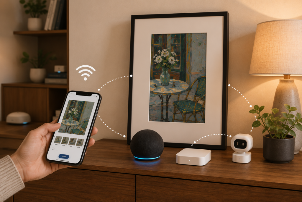 SwitchBot AIアートキャンバスはスマートホームで使える？Alexa・ハブ・Home Assistant連携を確認
