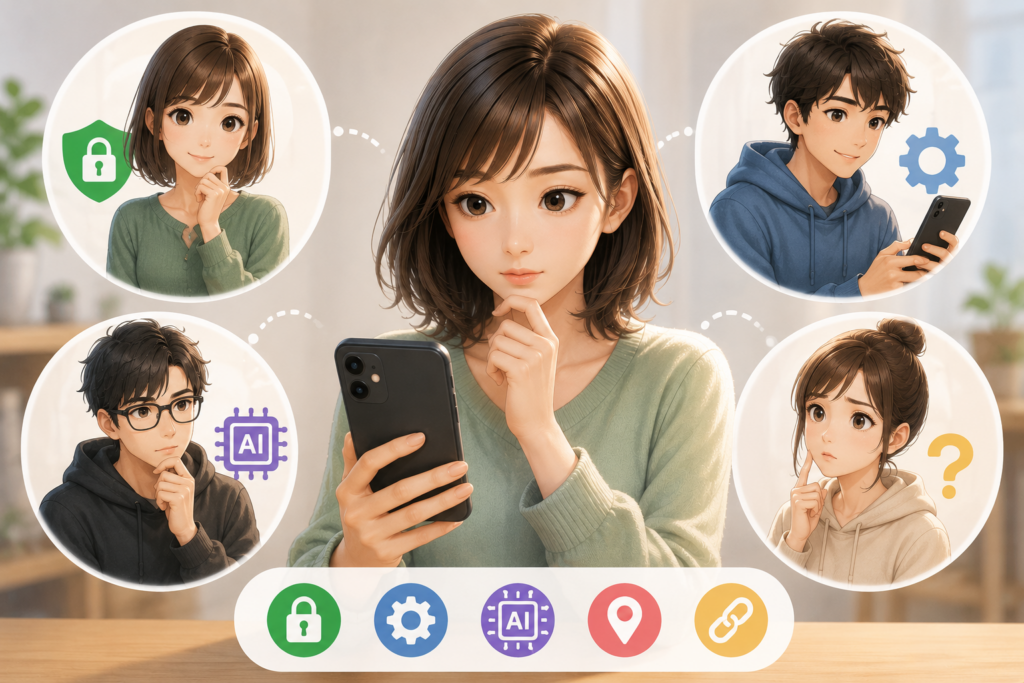 あなたはどの設定を選ぶべき？タイプ別おすすめ設定