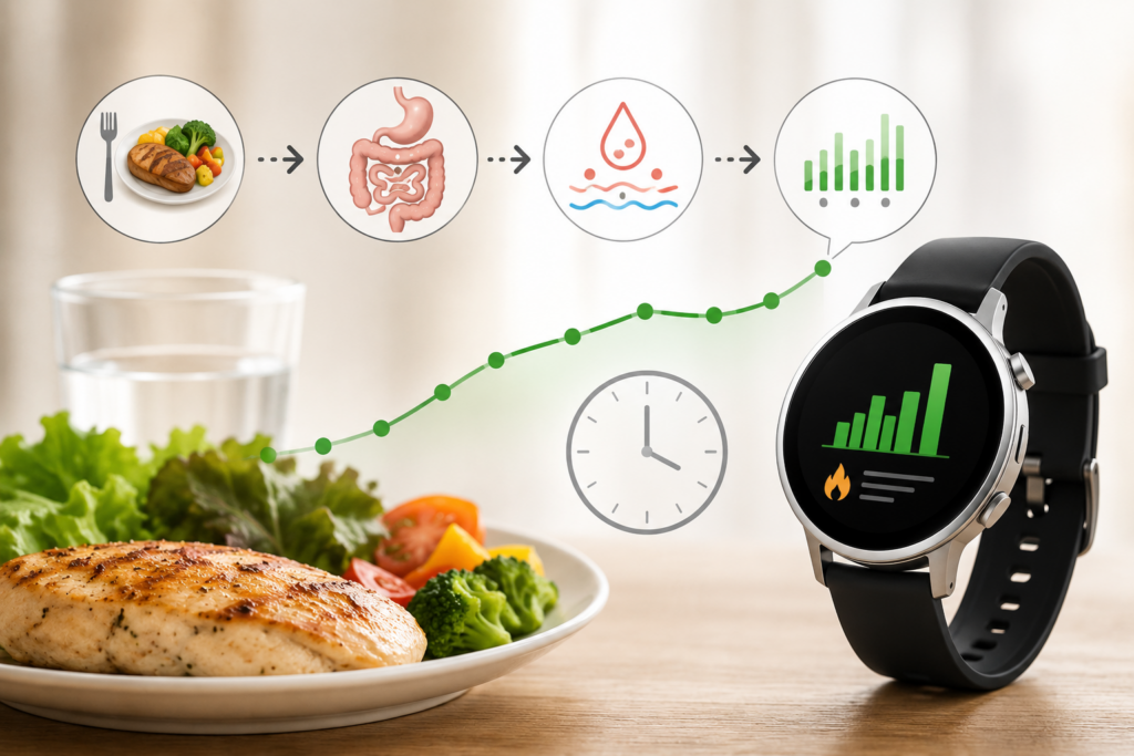 からだメイト Watchの摂取カロリー自動計測は正確？1週間使った精度とラグの印象