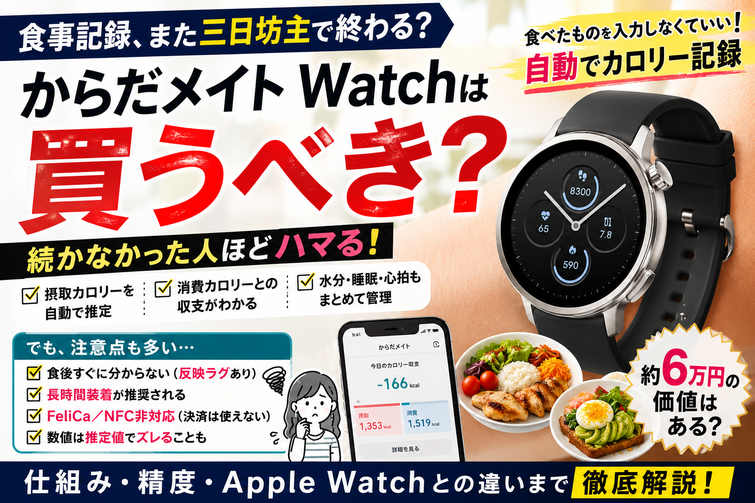 からだメイト Watchの魅力と注意点
