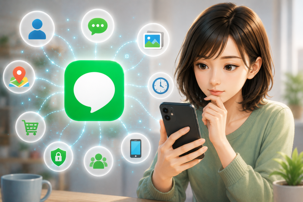 まず知っておきたい｜LINEはどんな情報を使って動いているの？