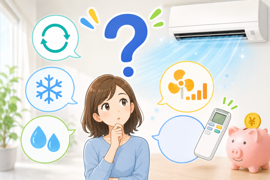 エアコン設定でお困り中？