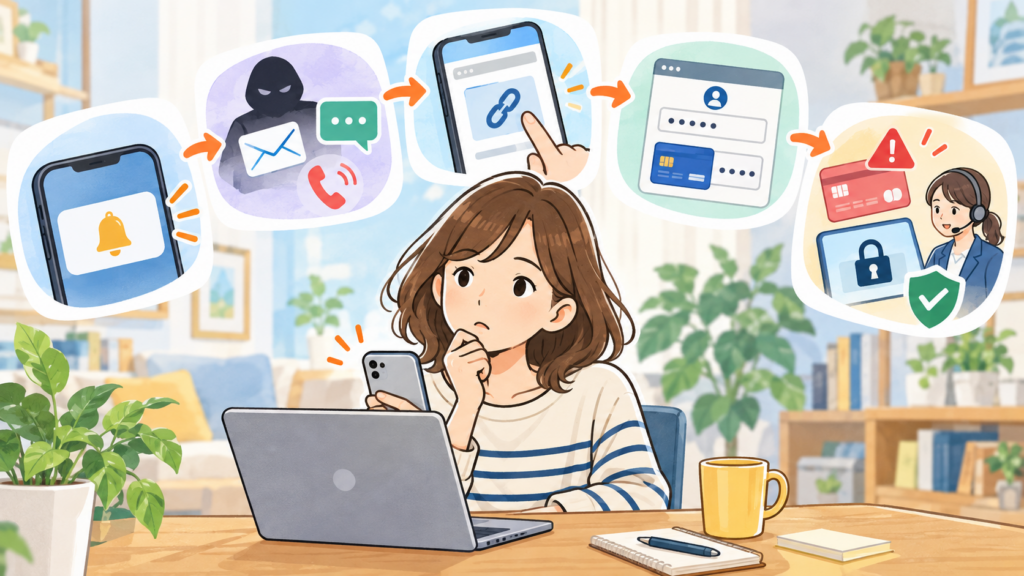 不審な通知から学ぶネット安全